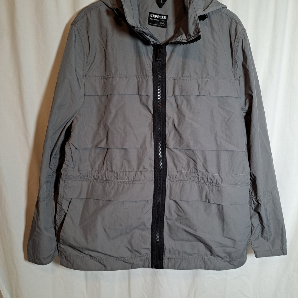 Express Men's Gray Jacket XL Water Resistant